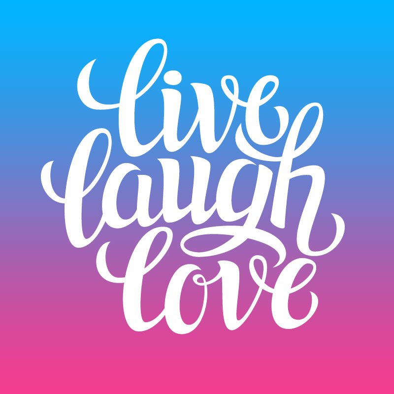 Live Laugh Love - Inspirational Canvas Quotes - Canvas Art Depot
